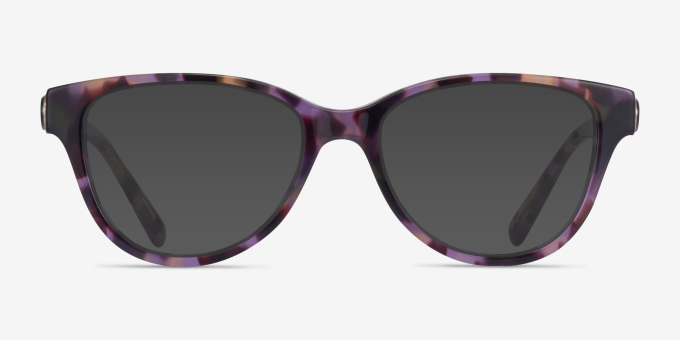Coach HC6153 Purple Tortoise AcetateEyeglass Frames from EyeBuyDirect, with Tinted Lenses