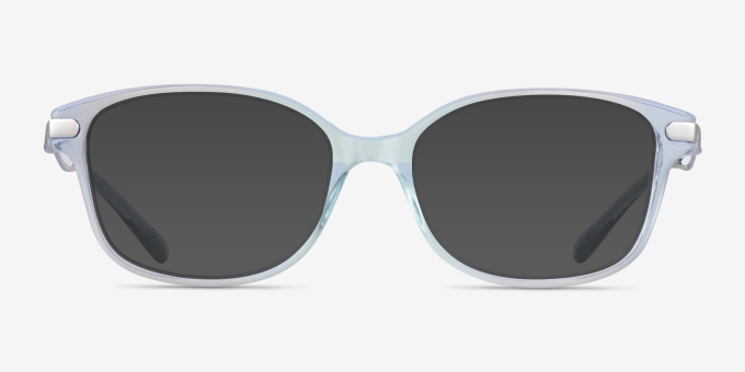 Coach HC6172 Gradient Transparent Blue AcétateMontures de lunettes de vue d'EyeBuyDirect, Avec des Verres Teintés