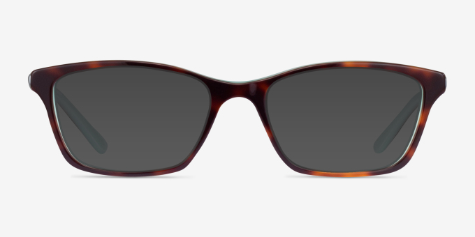 Ralph RA7044 Tortoise Blue AcetateEyeglass Frames from EyeBuyDirect, with Tinted Lenses