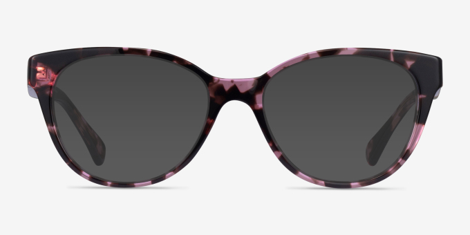 Ralph RA7103 Shiny Purple Tortoise AcetateEyeglass Frames from EyeBuyDirect, with Tinted Lenses