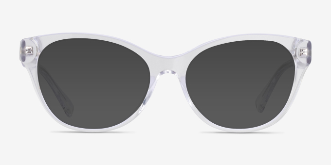 Ralph RA7141 Clear AcetateEyeglass Frames from EyeBuyDirect, with Tinted Lenses