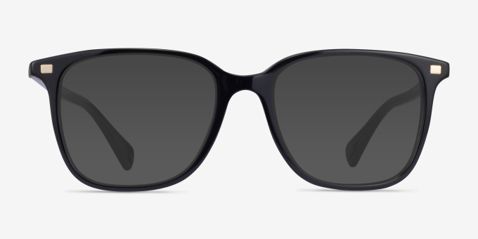 Ralph RA7147 Shiny Black AcétateMontures de lunettes de vue d'EyeBuyDirect, Avec des Verres Teintés
