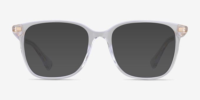 Ralph RA7147 Shiny Clear AcetateEyeglass Frames from EyeBuyDirect, with Tinted Lenses