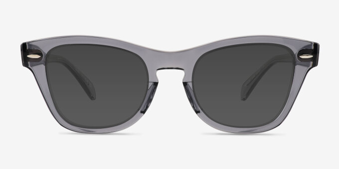 Ray-Ban RB0707V Transparent Gray PlasticEyeglass Frames from EyeBuyDirect, with Tinted Lenses