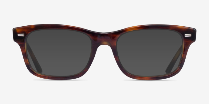 Ray-Ban RB5383 Tortoise Brown AcetateEyeglass Frames from EyeBuyDirect, with Tinted Lenses