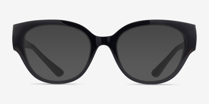 Vogue Eyewear VO5482 Shiny Black PlasticEyeglass Frames from EyeBuyDirect, with Tinted Lenses