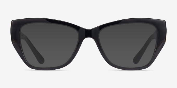 Vogue Eyewear VO5483 Shiny Black PlasticEyeglass Frames from EyeBuyDirect, with Tinted Lenses