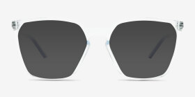 Oakley Bmng SQ Transparent Éco-responsable Montures de lunettes de vue d'EyeBuyDirect, with Tinted Lenses