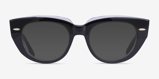 Ray-Ban RB5586 Doreen Black AcetateEyeglass Frames from EyeBuyDirect, with Tinted Lenses