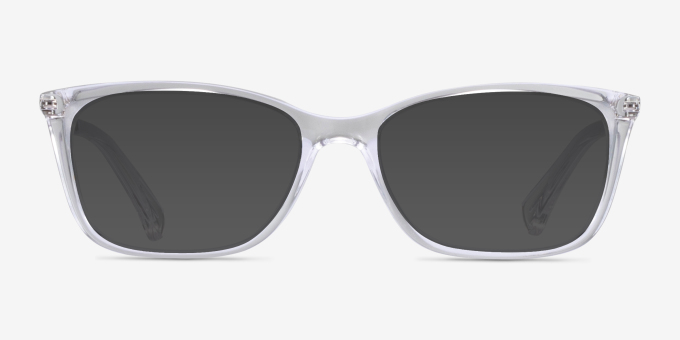 Ralph RA7130 Clear PlasticEyeglass Frames from EyeBuyDirect, with Tinted Lenses