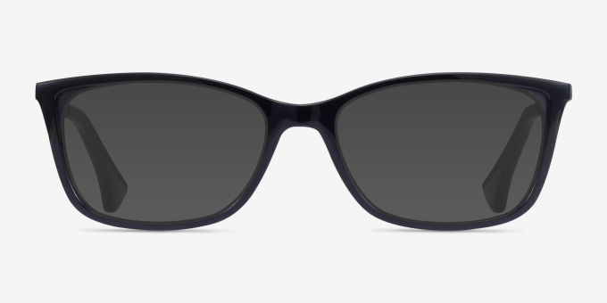 Ralph RA7130 Shiny Black PlasticEyeglass Frames from EyeBuyDirect, with Tinted Lenses