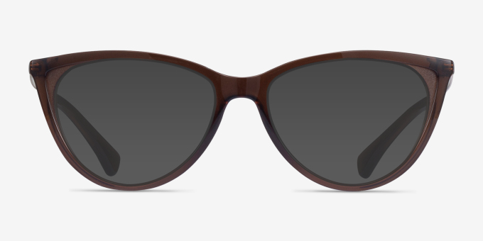 Ralph RA7131 Brown PlasticEyeglass Frames from EyeBuyDirect, with Tinted Lenses