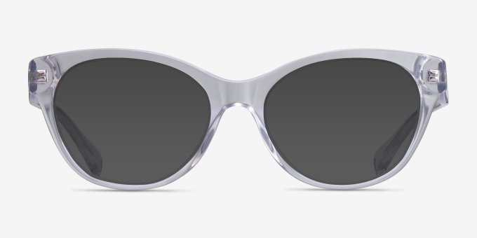 Ralph RA7141 Clear AcetateEyeglass Frames from EyeBuyDirect, with Tinted Lenses