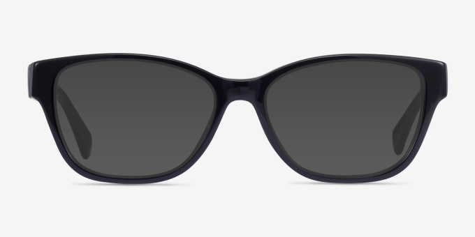 Ralph RA7150 Black AcetateEyeglass Frames from EyeBuyDirect, with Tinted Lenses