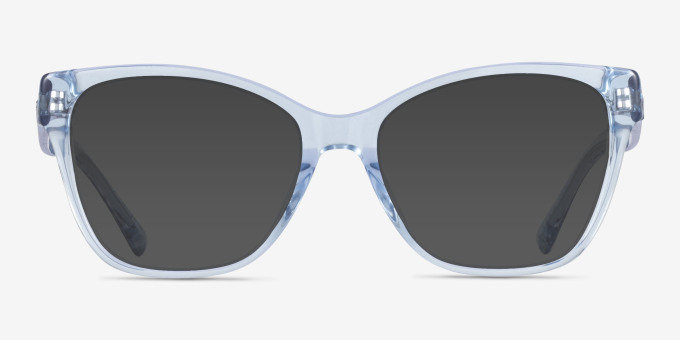 Coach HC6207U Transparent Blue AcetateEyeglass Frames from EyeBuyDirect, with Tinted Lenses