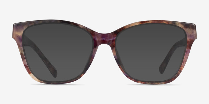 Coach HC6207U Petal Tortoise AcetateEyeglass Frames from EyeBuyDirect, with Tinted Lenses