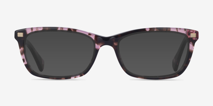 Ralph RA7089 Purple Tortoise AcetateEyeglass Frames from EyeBuyDirect, with Tinted Lenses