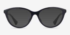 Ralph RA7140U Noir Plastique Montures de lunettes de vue d'EyeBuyDirect, with Tinted Lenses
