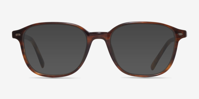 Ray-Ban RB5393 Leonard Warm Tortoise AcetateEyeglass Frames from EyeBuyDirect, with Tinted Lenses