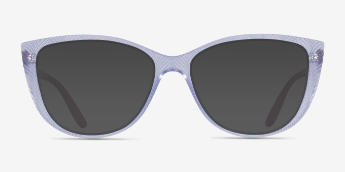 Vogue Eyewear VO5485 Transparent Light Violet PlasticEyeglass Frames from EyeBuyDirect, with Tinted Lenses