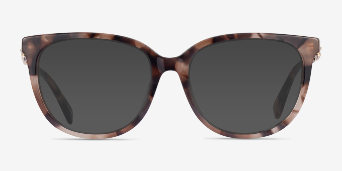 Coach HC6260U Peach Tortoise AcetateEyeglass Frames from EyeBuyDirect, with Tinted Lenses