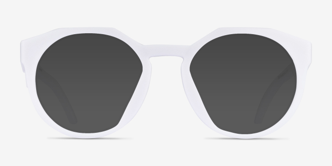 Oakley OX8139 HSTN Blanche PlastiqueMontures de lunettes de vue d'EyeBuyDirect, Avec des Verres Teintés