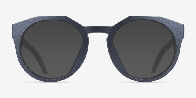 Oakley OX8139 HSTN Matte Blue PlasticEyeglass Frames from EyeBuyDirect, with Tinted Lenses