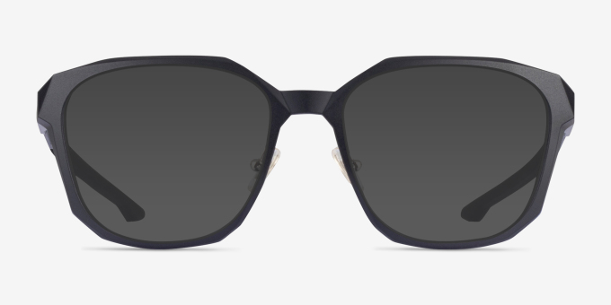 Oakley Slender Satin Black PlasticEyeglass Frames from EyeBuyDirect, with Tinted Lenses