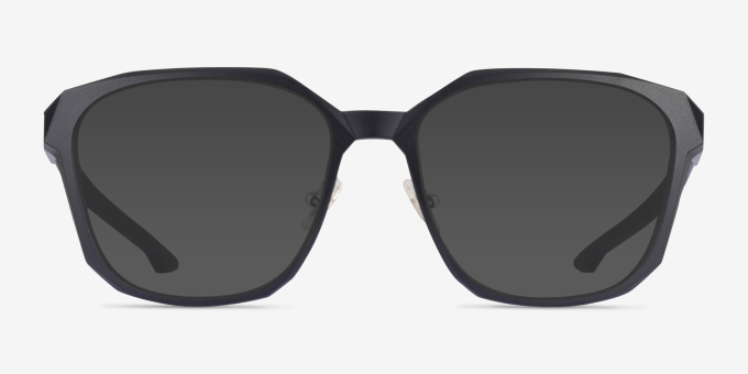 Oakley Slender Satin Black PlasticEyeglass Frames from EyeBuyDirect, with Tinted Lenses