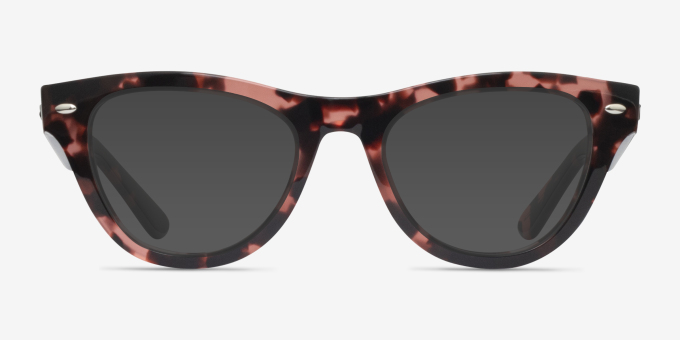 Ray-Ban RB5510 Pink Tortoise AcetateEyeglass Frames from EyeBuyDirect, with Tinted Lenses