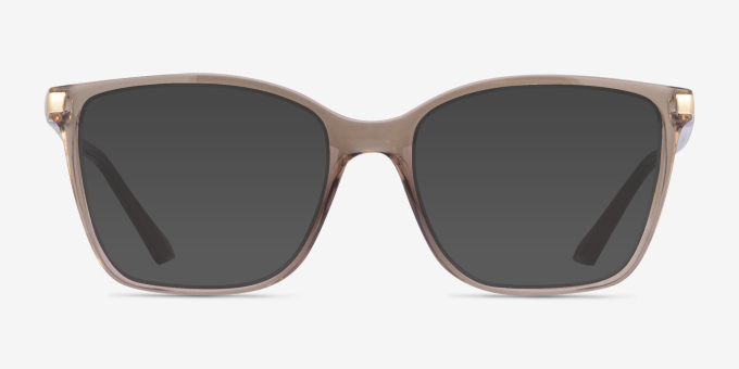 Vogue Eyewear VO5654 Brun Matériaux biosourcésMontures de lunettes de vue d'EyeBuyDirect, Avec des Verres Teintés