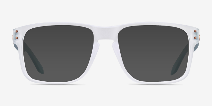 Oakley Holbrook Rx Matte Clear PlastiqueMontures de lunettes de vue d'EyeBuyDirect, Avec des Verres Teintés