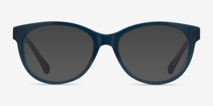 Ralph RA7094 Blue Purple AcetateEyeglass Frames from EyeBuyDirect, with Tinted Lenses