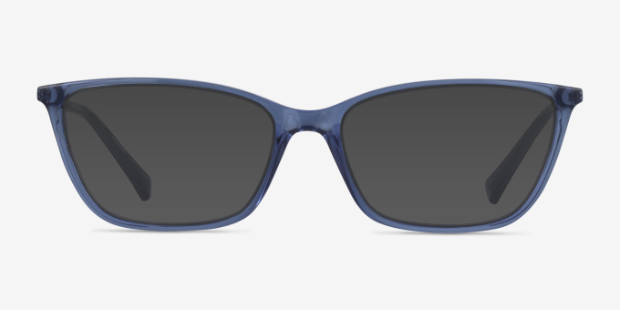 Ralph RA7124 Blue Plastic, MetalEyeglass Frames from EyeBuyDirect, with Tinted Lenses