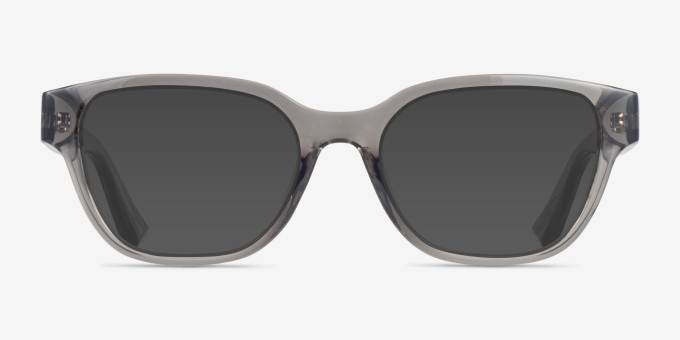 Armani Exchange AX3134U Shiny Transparent Gray Alternative MaterialsEyeglass Frames from EyeBuyDirect, with Tinted Lenses