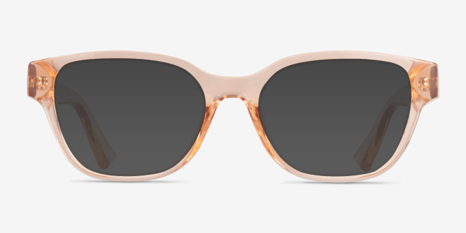 Armani Exchange AX3134U Shiny Transparent Peach Matériaux biosourcésMontures de lunettes de vue d'EyeBuyDirect, Avec des Verres Teintés