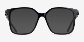 Armani Exchange AX3132F Shiny Black Acétate Montures de lunettes de vue d'EyeBuyDirect, with Tinted Lenses