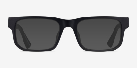 Armani Exchange AX3135F Matte Black Acétate Montures de lunettes de vue d'EyeBuyDirect, with Tinted Lenses