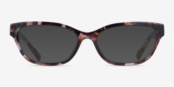 Coach HC6250U Amethyst Pearl Tortoise AcétateMontures de lunettes de vue d'EyeBuyDirect, Avec des Verres Teintés