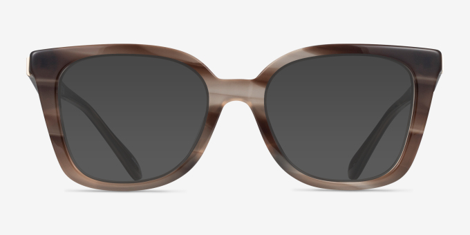Coach HC6274U Striated Redwood Maple AcetateEyeglass Frames from EyeBuyDirect, with Tinted Lenses