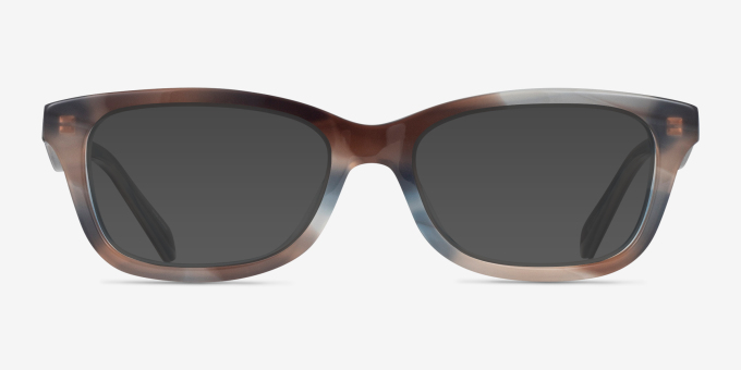 Coach HC6275U Striated Maple Blueberry AcetateEyeglass Frames from EyeBuyDirect, with Tinted Lenses