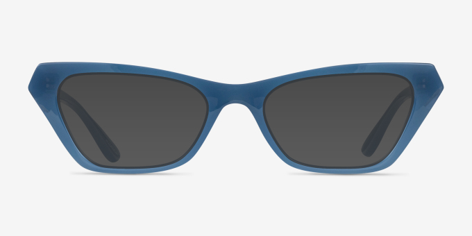 Vogue Eyewear VO5670 Opal Blue Alternative MaterialsEyeglass Frames from EyeBuyDirect, with Tinted Lenses