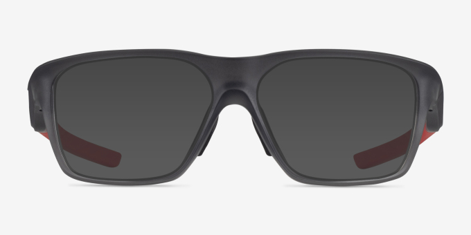Oakley Versafuse SQ Satin Gray Smoke PlasticEyeglass Frames from EyeBuyDirect, with Tinted Lenses