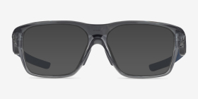 Oakley Versafuse SQ Gray Shadow Plastique Montures de lunettes de vue d'EyeBuyDirect, with Tinted Lenses