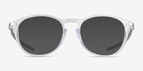 Oakley Pitchman R Carbon A Polished Clear Plastique Montures de lunettes de vue d'EyeBuyDirect, with Tinted Lenses