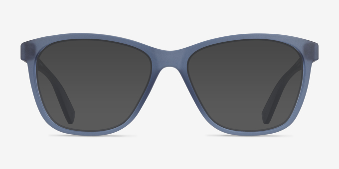 Oakley Alias Matte Trans Abyss PlastiqueMontures de lunettes de vue d'EyeBuyDirect, Avec des Verres Teintés