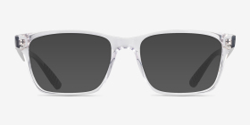 Ray-Ban RB7025 Transparent Plastique Montures de lunettes de vue d'EyeBuyDirect, with Tinted Lenses