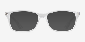 Ray-Ban RB7047 Transparent Plastique Montures de lunettes de vue d'EyeBuyDirect, with Tinted Lenses