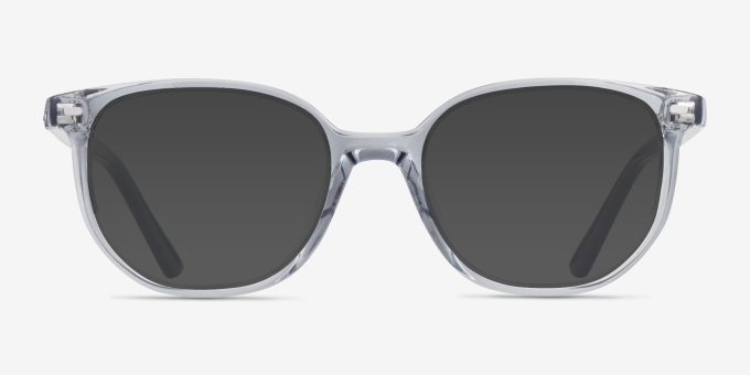 Ray-Ban Junior Ellot Transparent Gray PlastiqueMontures de lunettes de vue d'EyeBuyDirect, Avec des Verres Teintés