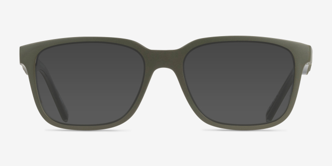 ARNETTE Steek Military Transparent Green Alternative MaterialsEyeglass Frames from EyeBuyDirect, with Tinted Lenses